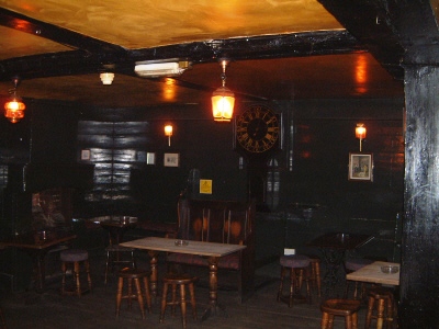 The George Inn interior.