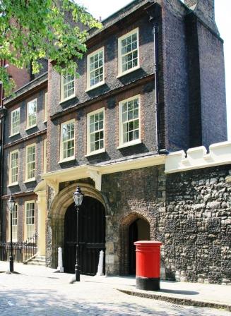 The gatehouse of the Charterhouse.